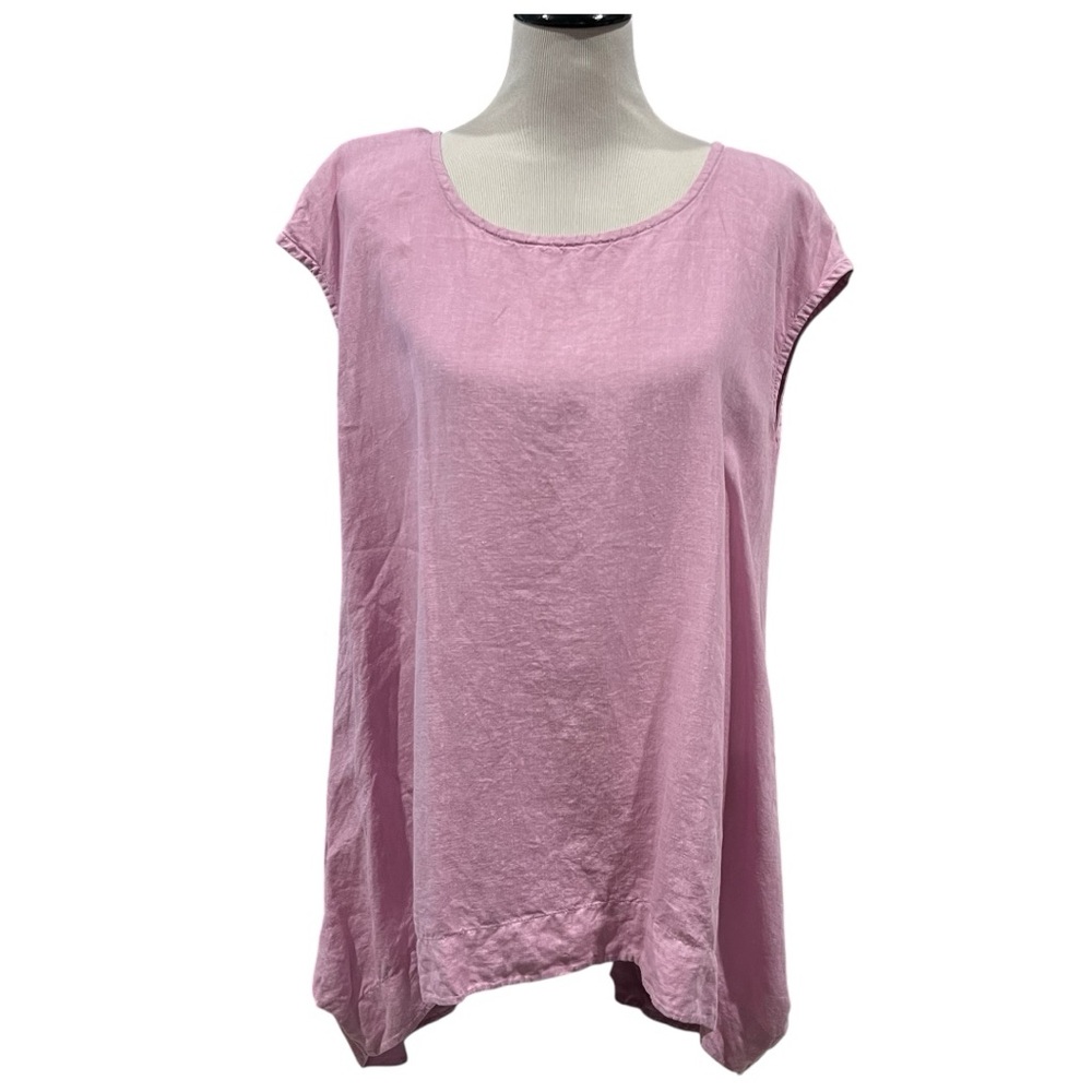 Bryn Walker Linen Tunic Top Size Medium